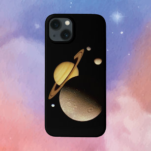 Saturn und ihre Monde Case-Mate iPhone Hülle