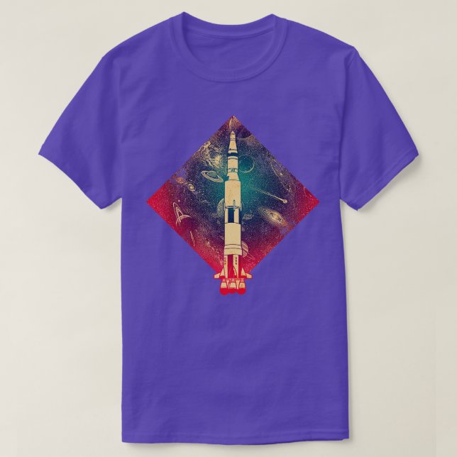 Saturn V Moon Rocket T-Shirt (Design vorne)