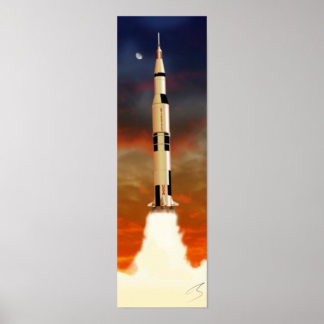 Saturn V Poster (Vorne)