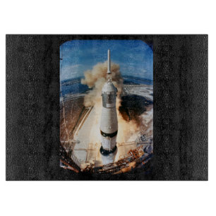 Saturn V Raketenstart 1969 Apollo Raumfahrzeug Schneidebrett