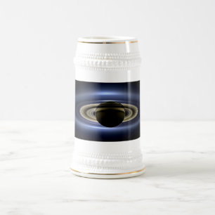 Saturn verdeckte die Sonne vom Cassini Orbiter aus Bierglas
