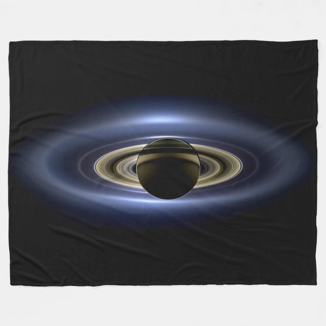 Saturn verlor die Sonne von Cassini Orbiter Fleecedecke (Vorderseite (Horizontal))