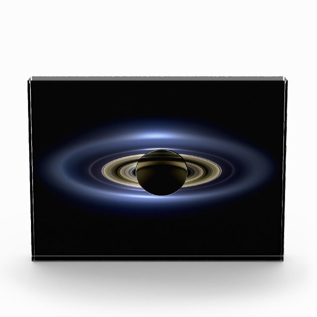 Saturn verlor die Sonne von Cassini Orbiter Fotoblock (Vorderseite)