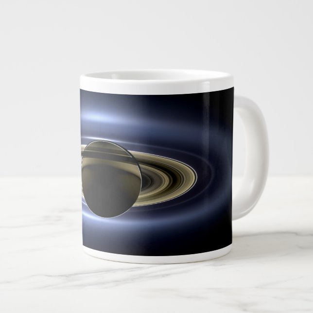 Saturn verlor die Sonne von Cassini Orbiter Jumbo-Tasse (Vorderseite Rechts)