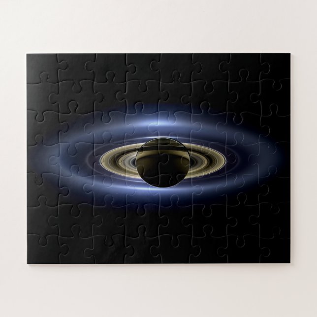 Saturn verlor die Sonne von Cassini Orbiter   Puzzle (Horizontal)