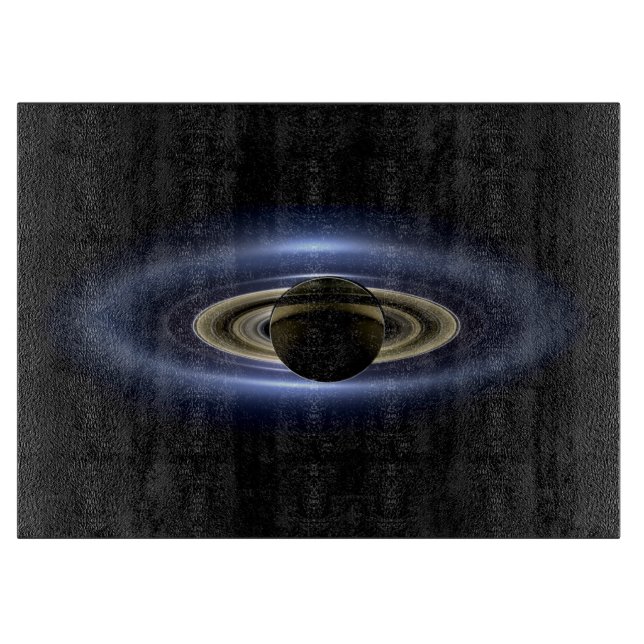 Saturn verlor die Sonne von Cassini Orbiter Schneidebrett (Vorderseite)