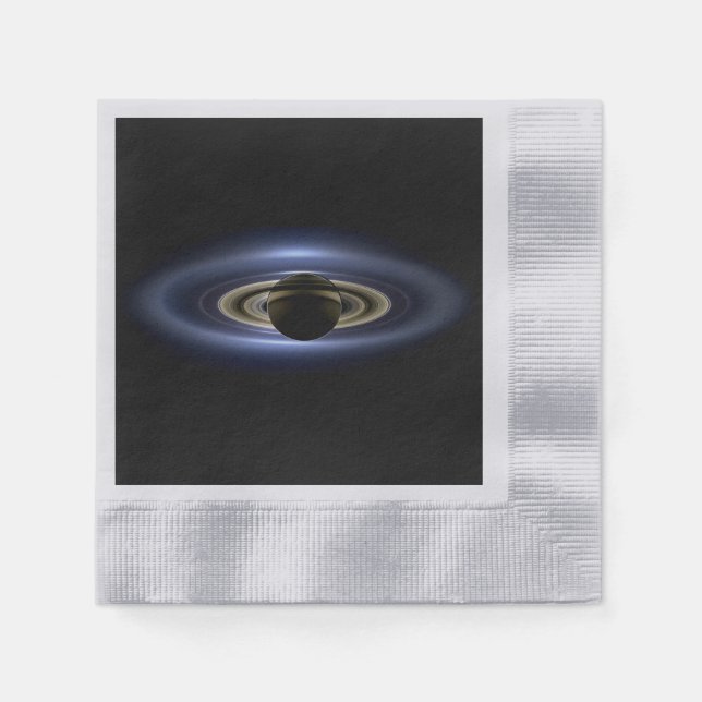 Saturn verlor die Sonne von Cassini Orbiter Serviette (Vorderseite)