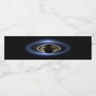 Saturn verlor die Sonne von Cassini Orbiter Wasserflaschenetikett