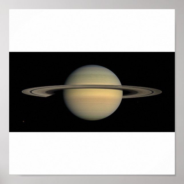 Saturn Vollansicht Poster (Vorne)
