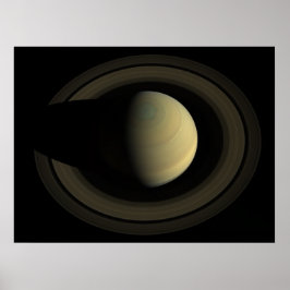 Saturn von oben poster