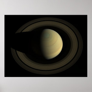 Saturn von oben poster