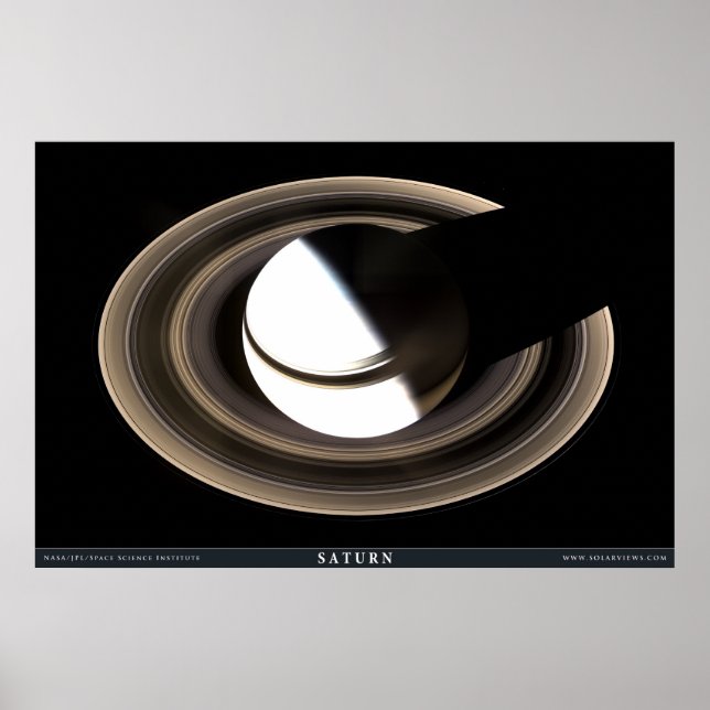 Saturn wie nie zuvor gesehen poster (Vorne)