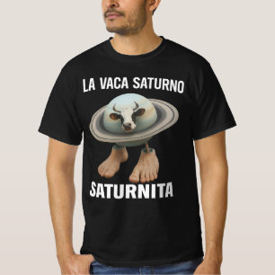 Saturnita La Vaca Saturno Italian Brainrot Geburts T-Shirt