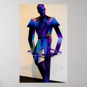 Saturns Moden, Hosenringe für Männer Ken Gage Poster
