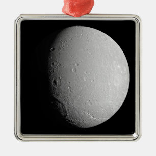 Saturns Mond Dione 2 Ornament Aus Metall
