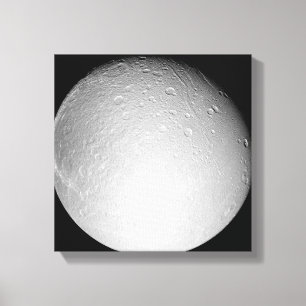 Saturns Mond Dione Leinwanddruck