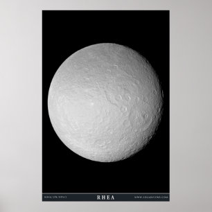 Saturns Mondhütte Poster
