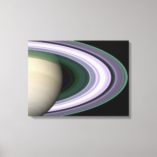 Saturns Ringe Leinwanddruck