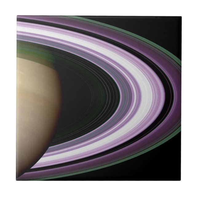 Saturns Rings Fliese (Vorderseite)