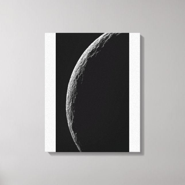 Saturns Tethys Leinwanddruck (Vorderseite)