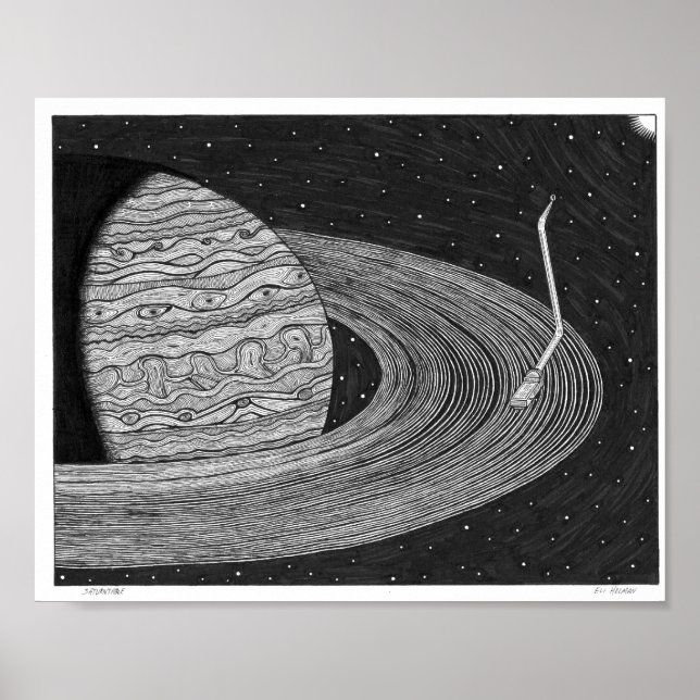 Saturntable Poster (Vorne)