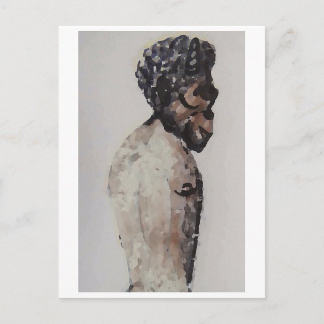 Satyr/Haushalt RS Öl p Postkarte (Vorderseite)