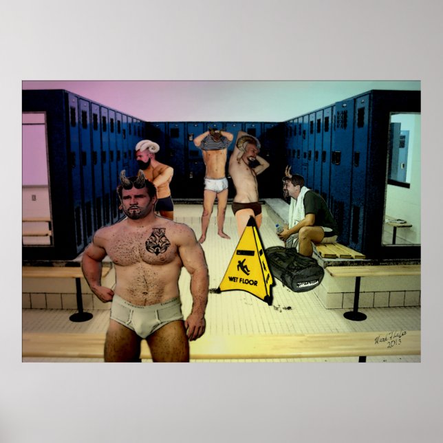 Satyr Locker Room Poster (Vorne)