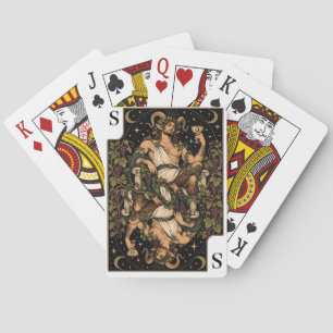 Satyr, Sternen-Tarot-Kunst Spielkarten