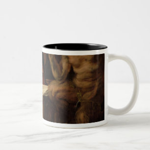 Satyr und Bauer, 1620 Zweifarbige Tasse
