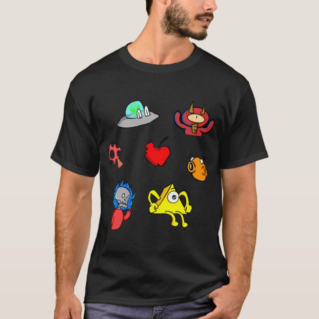 Satz seltener Dinge T-Shirt (Vorderseite)