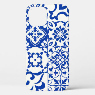 Satz von 16 Fliesen Azulejos in Blau, Weiß. Origin Case-Mate iPhone Hülle