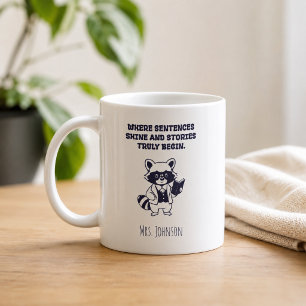 Sätze strahlen Geschichten Beginnen Wirklich Engli Kaffeetasse