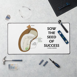 Sau das Saatgut von Erfolg Dicotyledon Bean Saatgu Schreibtischunterlage
