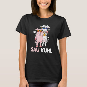 Sau Kuhl Word Game Cows Schweine T-Shirt