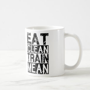 SAUBER ESSEN, TRAGEN GEMEIN - Workout Motivierend Kaffeetasse