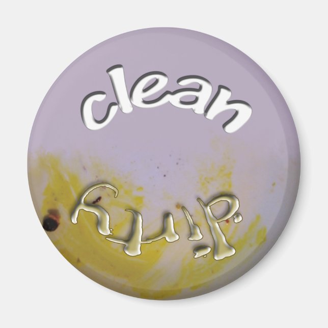 Sauber / Geschirr - Geschirrspüler Magnet. Magnet (Vorne)