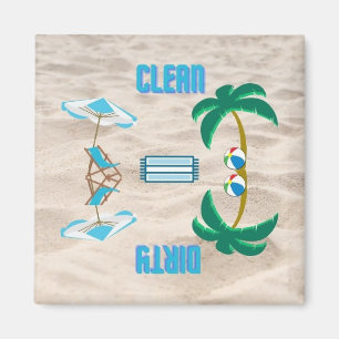 Sauber/Geschirrspüler Magnet