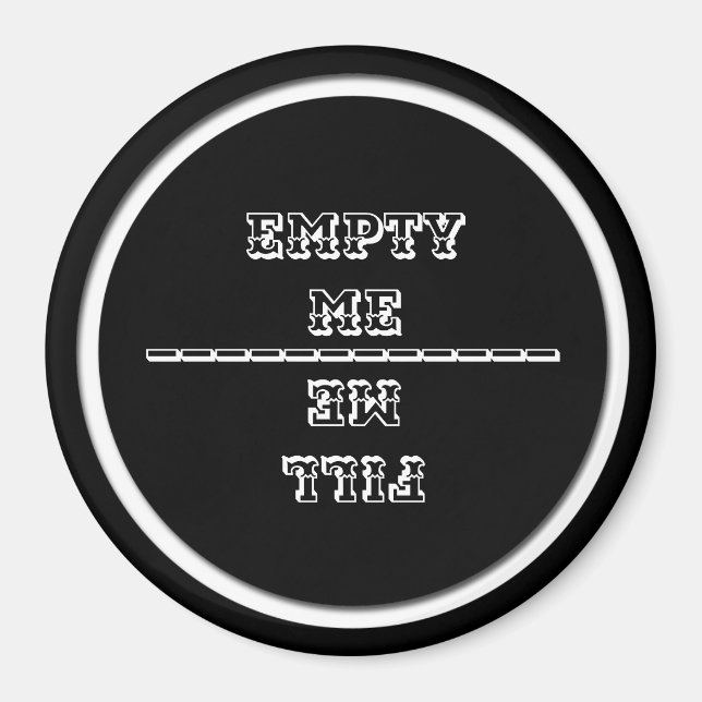 sauber schmutzig magnet (Vorne)