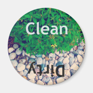 Sauber-Schmutziger Spülmaschinen-Magnet Magnet