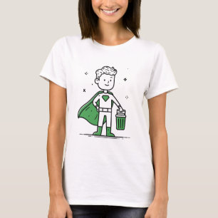Sauber und grün - Design des Weltumwelttags T-Shirt