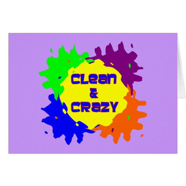 Sauber und verrückt (Vorderseite (Horizontal))