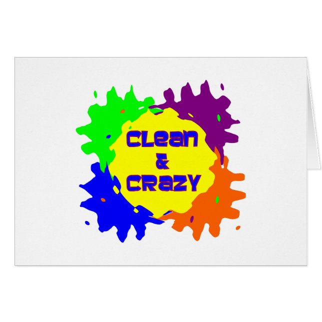 Sauber und verrückt (Vorderseite (Horizontal))