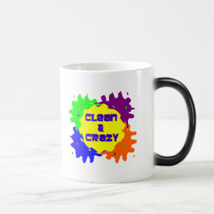 Sauber und verrückt verwandlungstasse