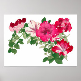 Saubere Blume, Vintage japanische Kunst Poster