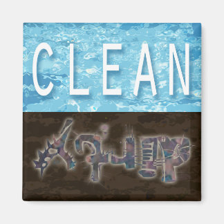 Saubere/dreckige Spülmaschinenmagnet Magnet