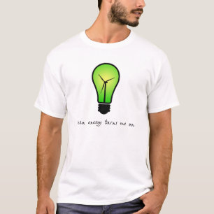 Saubere Energie-Birne - das Shirt der Männer