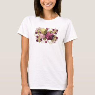Saubere farbenfrohe ABSTRACT ART Mode Druck T-Shirt
