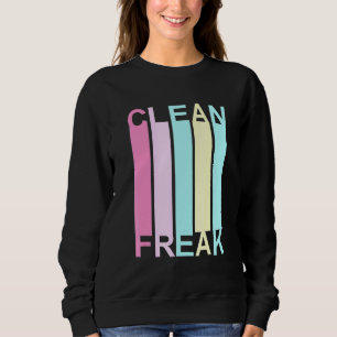 Saubere Freak Neat Reinigung Lady Ocd Retro Sweatshirt