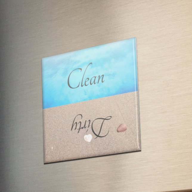 Saubere Geschirrspülmaschine Magnet Beach Wasser (Von Creator hochgeladen)