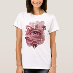 Saubere Gold ABSTRACT ART Gestaltung T-Shirt